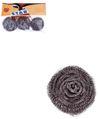 Czyścik, zmywak kuchenny metalowy 3szt. CHSO4044