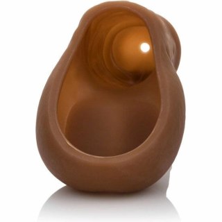 CalExotics Stojak do Pee Packer silikonowy brązowy 15,25x7,5cm