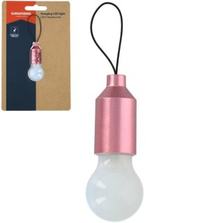 LATARKA TURYSTYCZNA LED WISZĄCA GRUNDIG RÓŻOWA