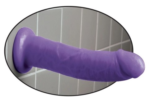 Pipedream Dillio Fioletowy Model Anatomiczny 21,6 cm z Podstawą
