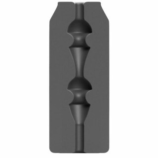 All Black Energy - model intymny w formie puszki, 17 cm, czarny