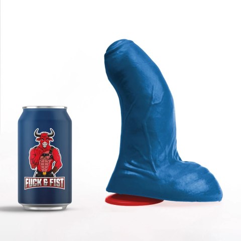 Buri M Model Zakrzywiony z Przyssawką 17 cm Niebieski