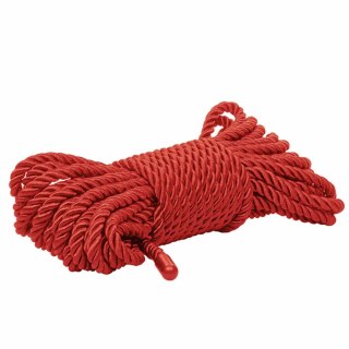 CalExotics Scandal Rope 10 m - czerwona lina bawełniano-poliestrowa