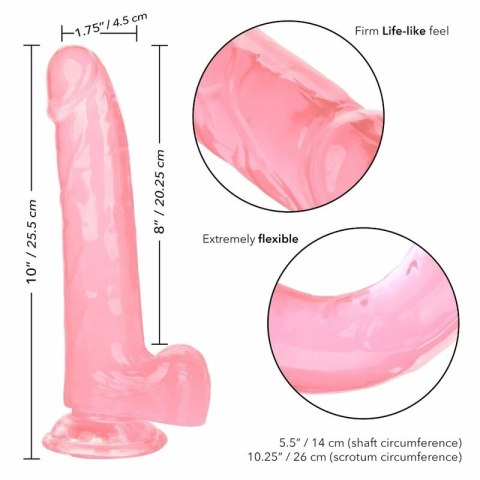 CalExotics Size Queen 20,3 cm rożowy - model z przyssawką TPR