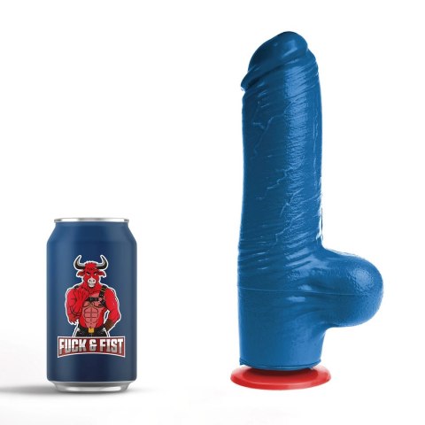 Fuck Fist Tyr L model anatomiczny PVC, 16 cm, kolor niebieski
