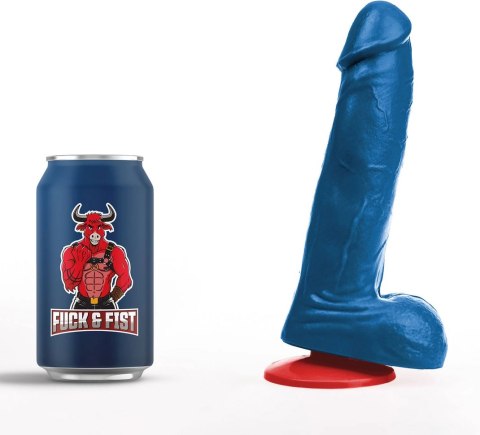 Hoenir M Blue - Model z Przyssawką, 27,5 cm, Anatomiczny Design