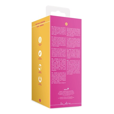 Loveline Medium Intense Pink - Model wibrujący, kompatybilny z uprzężą