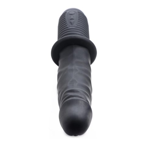 XR Brands Power Pounder czarny silikonowy model wibrująco-pchający