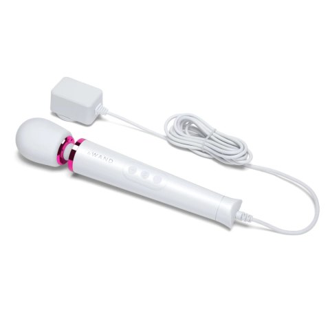 Le Wand Powerful Petite Plug-In Biały - Masażer z 10 trybami pracy
