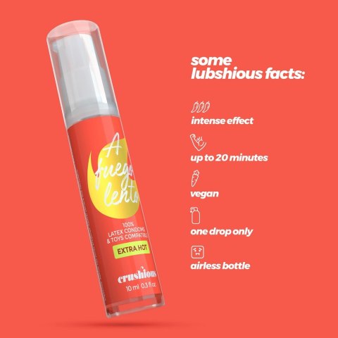 A Fuego Lento Żel Intymny Rozgrzewający 10 ml Bezzapachowy Vegan