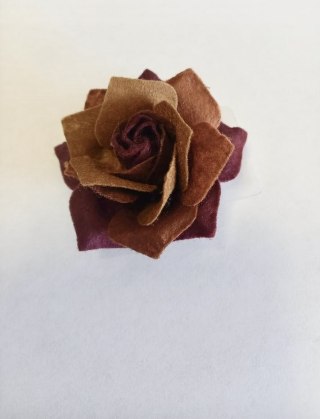 Spinka broszka kwiat filc śr. 9cm, wys. 4,5cm