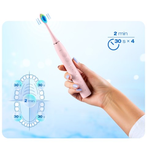 Szczoteczka soniczna do zębów Berdsen Galaxy różowa