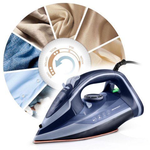 Żelazko parowe 3000W Berdsen BD-330 ceramiczna powłoka praca w pionie