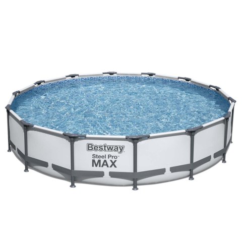 Basen ogrodowy stelażowy 427 x 84 cm 17w1 Bestway 56595 + maszynka do baniek GRATIS