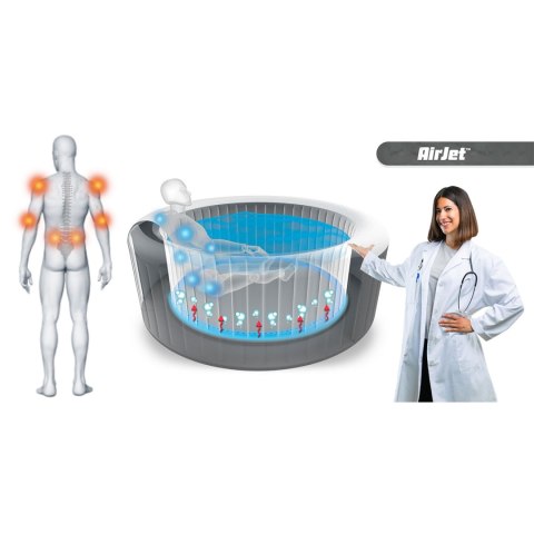 Dmuchane SPA Lay-Z Miami Green 6 osobowe Bestway 6001D