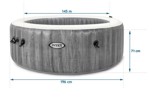 Dmuchane SPA z hydromasażem 4 osobowe zestaw INTEX 28440