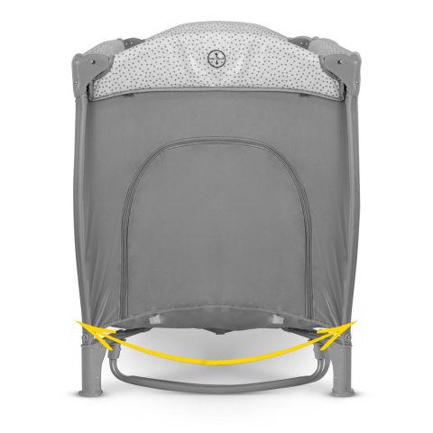Łóżeczko turystyczne + materac + torba 125x65x78cm RK-242 szare