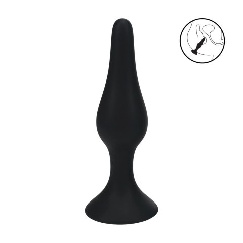 LEVELZ Korek anatomiczny silikonowy XL czarny smukły model