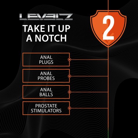LEVELZ Rattle Plug S Czarny - anatomiczna wtyczka silikonowa z systemem kulek