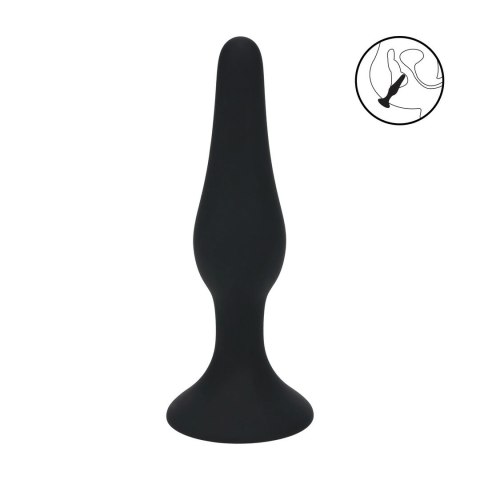 LEVELZ Slim Plug S Czarny - Smukły silikonowy model z ergonomiczną bazą
