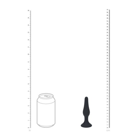 LEVELZ Slim Plug S Czarny - Smukły silikonowy model z ergonomiczną bazą