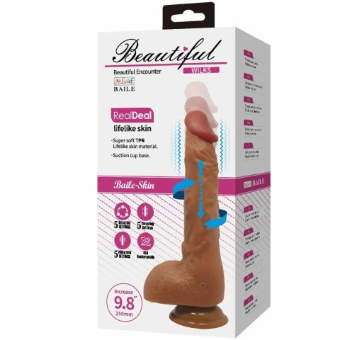 Baile BW-008041EA Model Wilk Intymny 25 cm, 5 Trybow, Mulato, USB