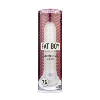 Perfect Fit Fat Boy 19 cm Micro Rib Sheath - elastyczna osłona SilaSkin