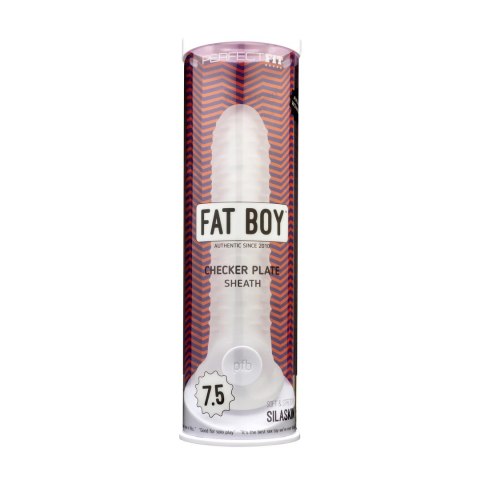 Perfect Fit Fat Boy 19 cm Micro Rib Sheath - elastyczna osłona SilaSkin