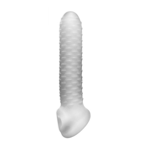 Perfect Fit Fat Boy 19 cm Micro Rib Sheath - elastyczna osłona SilaSkin
