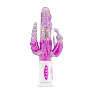 Raving Rabbit wielofunkcyjny stymulator intymny 12 trybow fioletowy