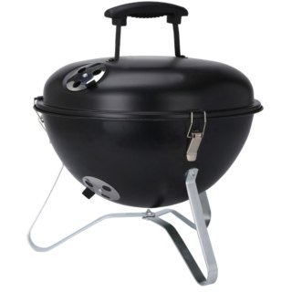 GRILL TURYSTYCZNY KOCIOŁEK KULISTY 34x37CM CZARNY