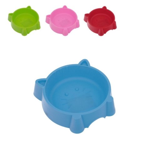 Miska na karmę dla kota z plastikowa śr.13cm 8146