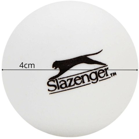 PIŁECZKI DO TENISA STOŁOWEGO SLAZENGER BIAŁE 6SZT