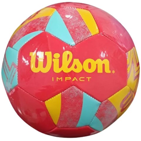 PIŁKA NOŻNA WILSON IMPACT SB KORAL/YELLLOW/BLUE R.5