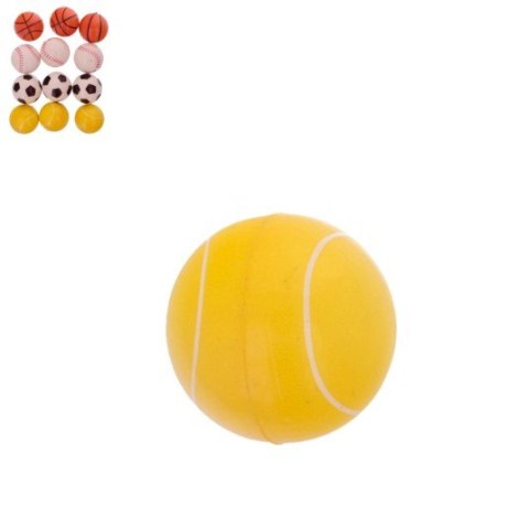 Piłka pikowana różne wzór "SPORT" śr.6cm 13708