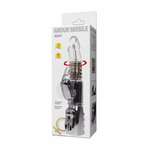 Baile Amour Rakiet Rotator 26,5 cm TPR przezroczysty, 28 trybow pracy