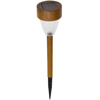LAMPA SOLARNA IMITACJA DREWNA 7x39CM