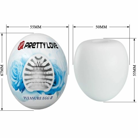 Pretty Love BM-00900T90-2 Intymna kapsuła TPR białko jajka, biała