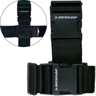 UNIWERSALNY PAS ZABEZPIECZAJĄCY DO BAGAŻU 230x5CM ZESTAW 2 SZT DUNLOP CZARNY