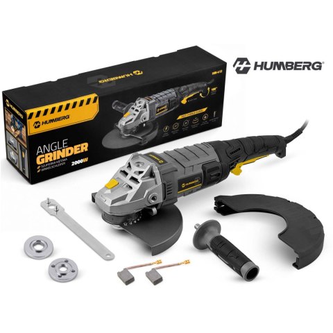 Szlifierka kątowa diax 2000W 230mm wolny start mocna kątówka Humberg HM-412