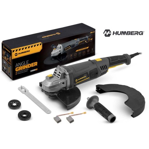 Szlifierka kątowa diax 2000W 230mm wolny start mocna kątówka Humberg HM-413