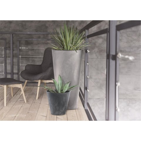 Doniczka Tubus Slim Effect 30x58 cm Antracyt