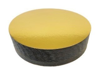 Podkład złoty 100szt. okrągły 30cm | 92-88