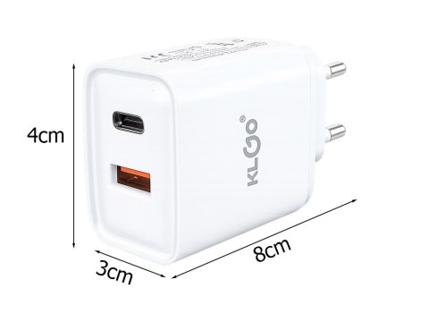 Szybka ładowarka sieciowa do telefonu usb-c 35w zasilacz wtyczka kabel