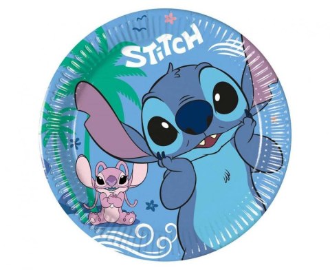 Talerzyki papierowe Stitch & Angel 20 cm 8 szt. 96938