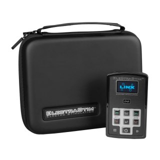 ElectraStim Linx - dwukanałowy stymulator prądowy, czarny, aplikacja