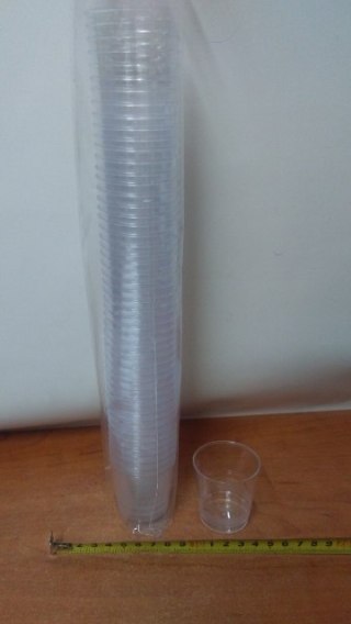 Kieliszki 50ml. plastikowe 50szt
