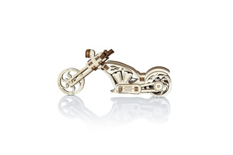 Drewniane Puzzle 3D - Motocykl Chopper