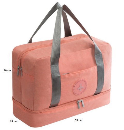 Torba podróżna, na siłownię - pomarańczowa