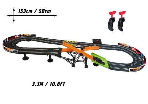 Szybcy i Wściekli tor wyścigowy z kontrolerami 3,3, m Dragon-i Toys